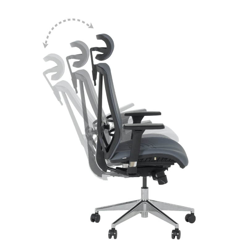 Ергономичен офис стол Carmen COTIA тъмносив